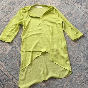 Long green blouse from Chico’s.